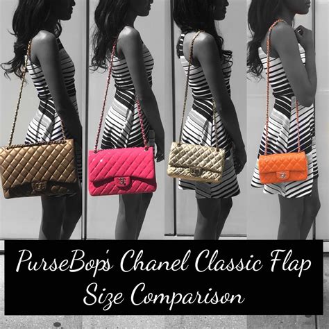 chanel bag classic sizes|Chanel classic flap bag sizes.